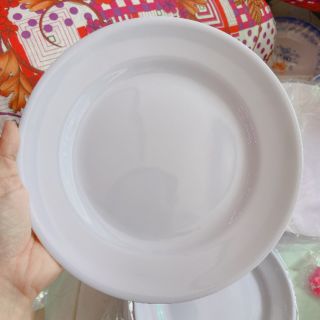 Dĩa Trái Cây Tròn Màu Trắng, Dĩa Cạn