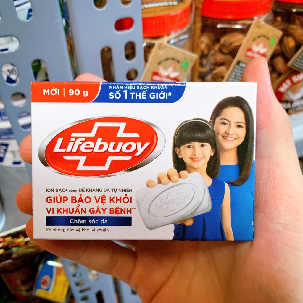 Xà Bông Cục Lifebuoy Bảo Vệ Vượt Trội/ Thiên Nhiên/ Chăm Sóc Da 90g