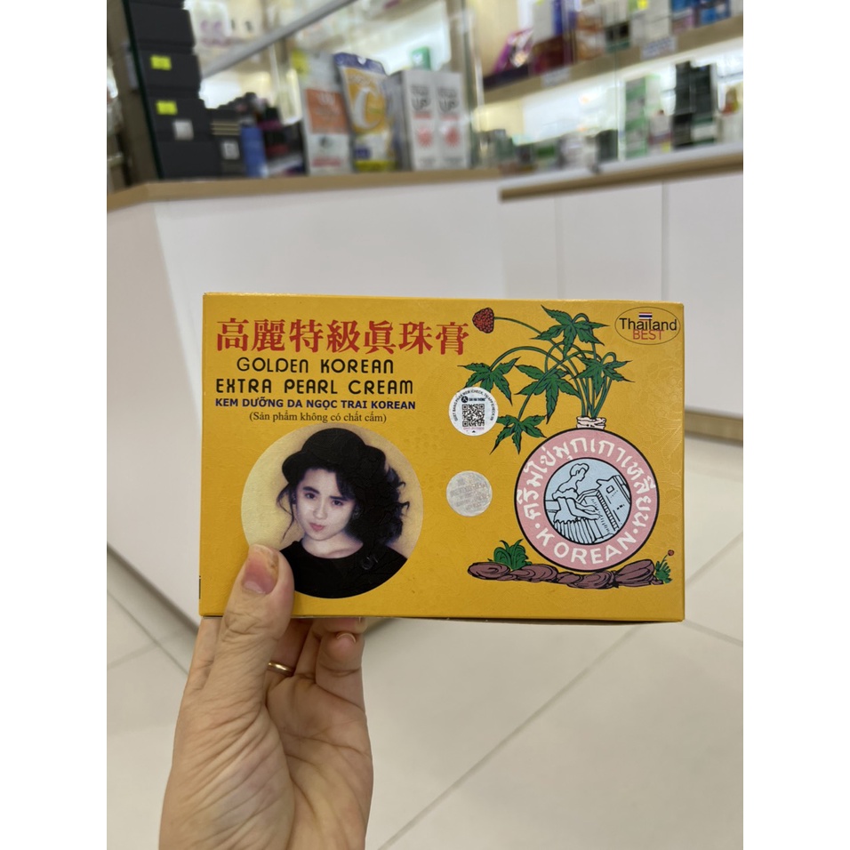 Kem Sâm Vàng Extra Pearl Cream Golden Korean Thái Lan 5g