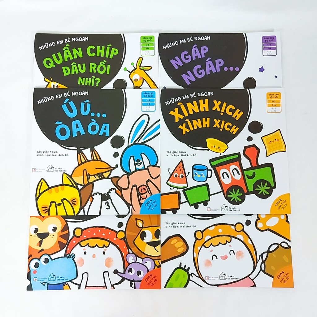 Sách - Ehon những em bé ngoan (Bộ 6 cuốn)