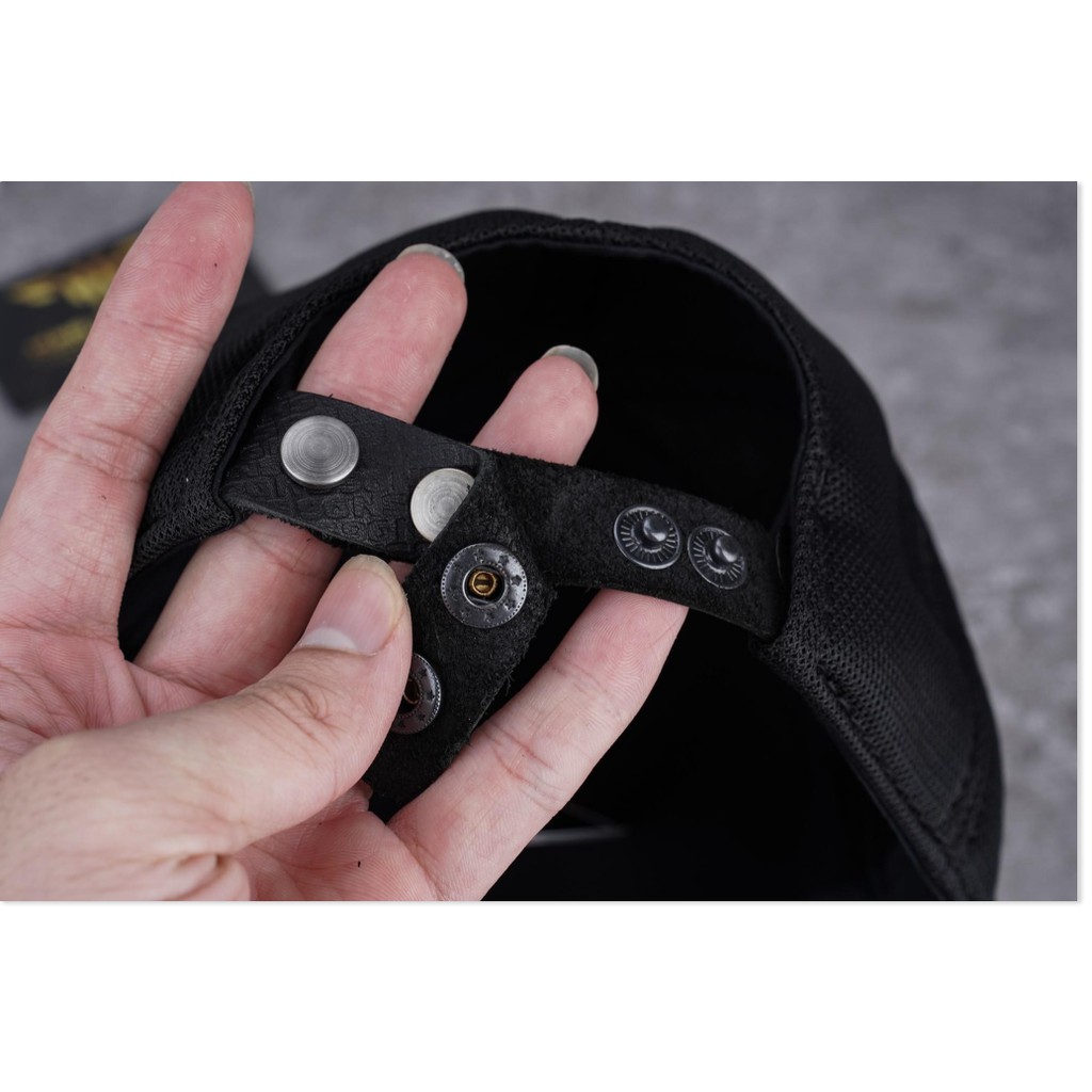 Nón Sơn Snapback Hoa Văn Đen mỏ ngang bằng phong cách hip hop / Nón Snapback Nón Sơn chính hãng