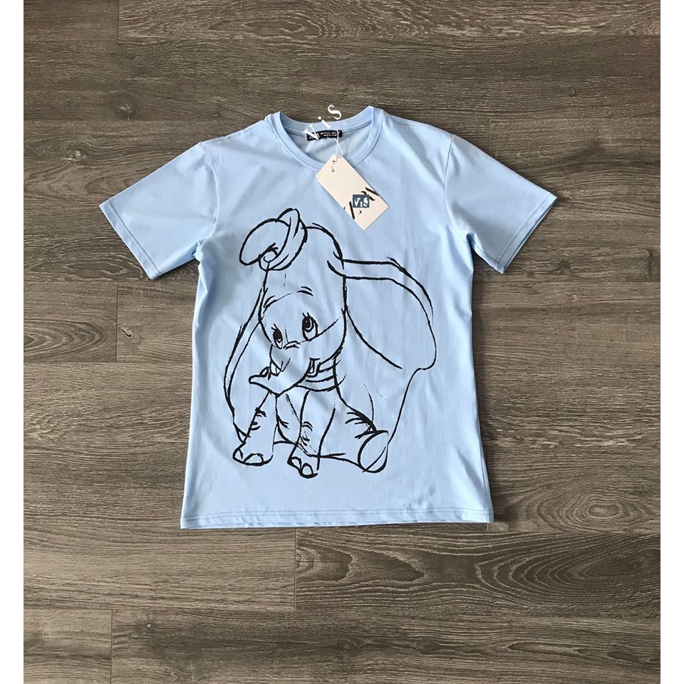 ÁO THUN NỮ MÀU XANH DƯƠNG VNXK