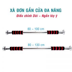 Xà Đơn Gắn Cửa,Treo Tường chắc chắn Tập Thể Hình Tại Nhà  (Kt.60cm x 1m và 80cm x 1m3) Freeship