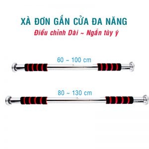 [HOÀN XU] Xà Đơn Gắn Cửa,Treo Tường chắc chắn Tập Thể Hình Tại Nhà  (Kt.60cm x 1m và 80cm x 1m3)