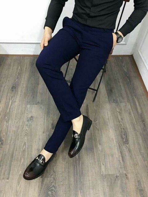 Quần Âu Nam co giãn kiểu dáng hàn quốc ( màu xanh than) - MA56 | BigBuy360 - bigbuy360.vn