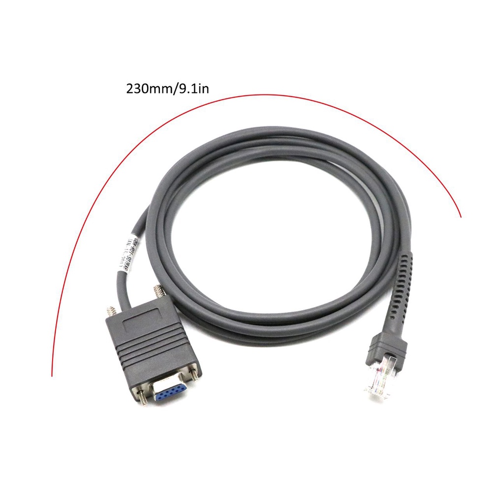 Dây Cáp Âm Thanh LS2208 RS232 CBA-R01-S07PAR Cho Máy Quét Mã Vạch Symbol 6 Feet