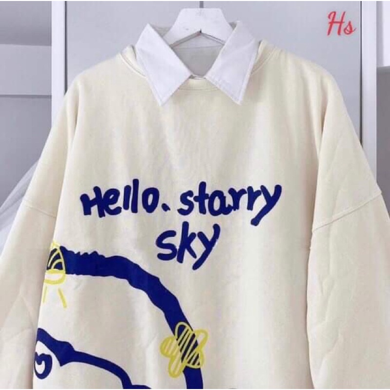 Áo Sweater in gấu Hello HS6