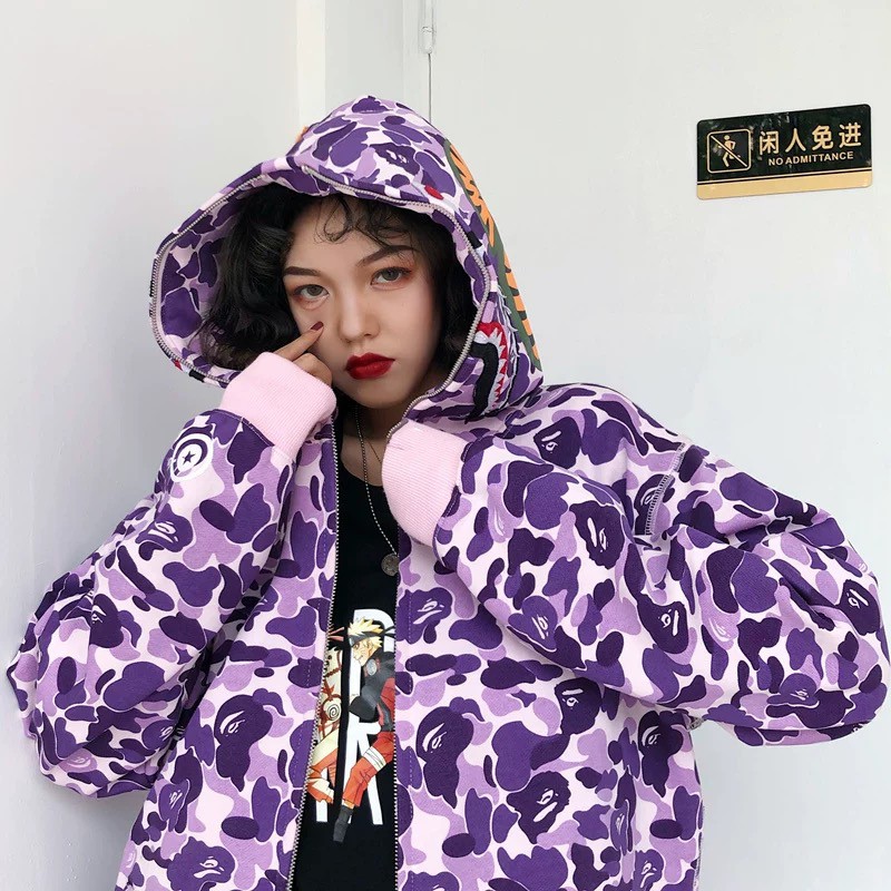 Áo Khoác Ulzzang Bape Cá Tính Đẹp order