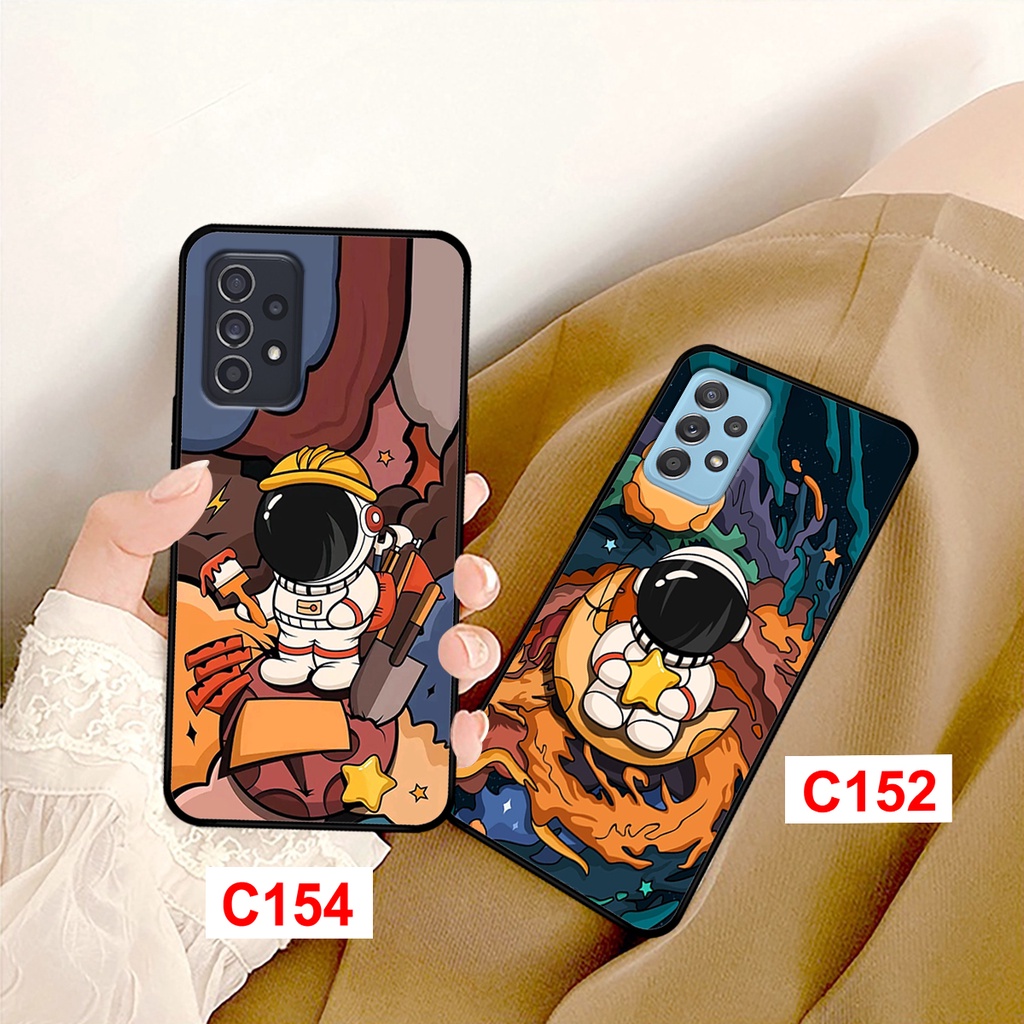 Ốp lưng Samsung A13 -  A23 - A33 - A32 - A52/A52s - A72 - A53 -  A73 in hình phi hành gia, vũ trụ ngân hà.