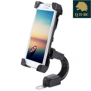 Giá đỡ kẹp di động điện thoại action camera trên ô tô xe máy xe đạp moto 4 góc cạnh chấu M001 QUADVIC.COM N00022