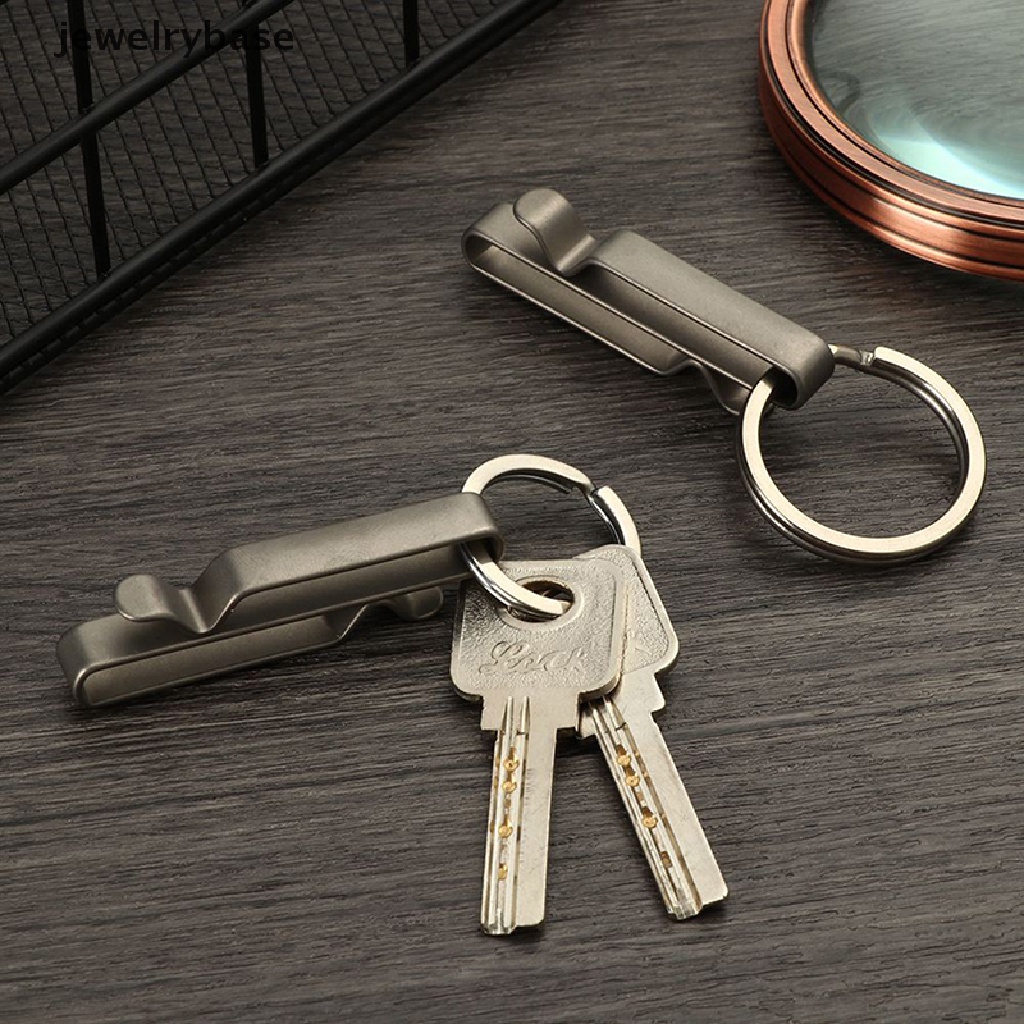 Móc Khóa Dây Ruy Băng Đầu Kẹp Thắt Lưng Đi Bộ Đường Dài Bằng Hợp Kim Titan Nhanh Chóng