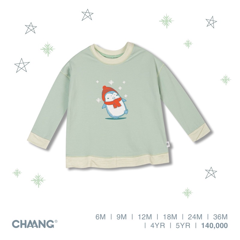 [CHAANG 2021- SNOW] Áo dài tay bé trai SNOW