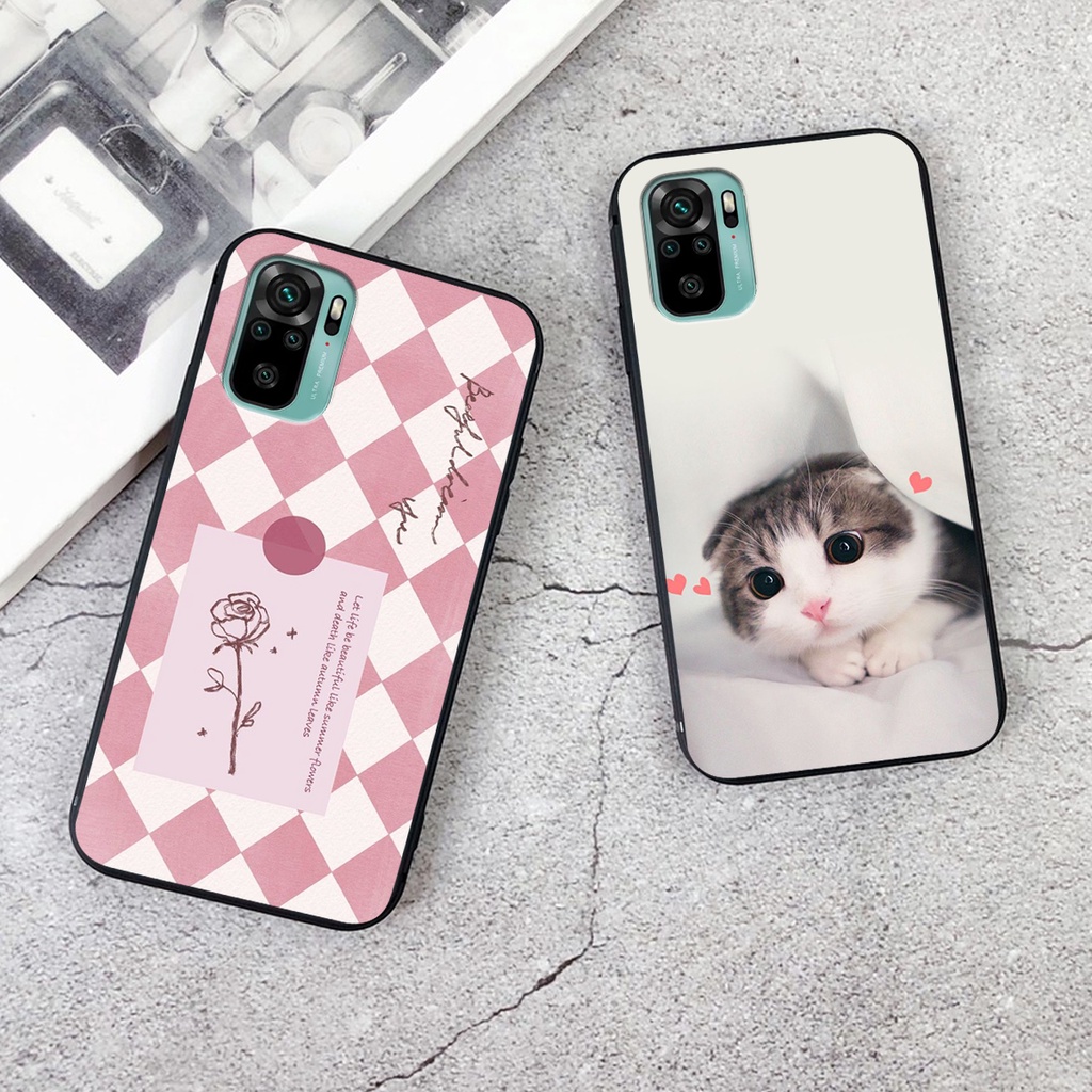 Ốp lưng Xiaomi REDMI NOTE 10 in hình cao cấp mẫu kẻ caro,mikenbe@r siêu hot