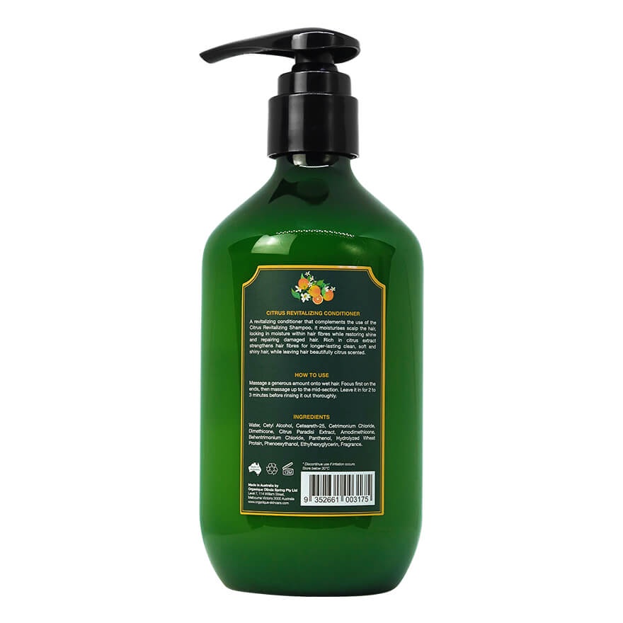 Dầu Xả Organique Phục Hồi Hương Cam Chanh Citrus Revitalizing Conditioner 500ml