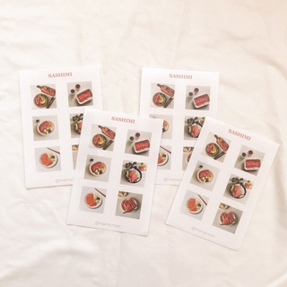 Sashimi Sticker Hình Dán Trang Trí Sổ Tay | Bullet Journal