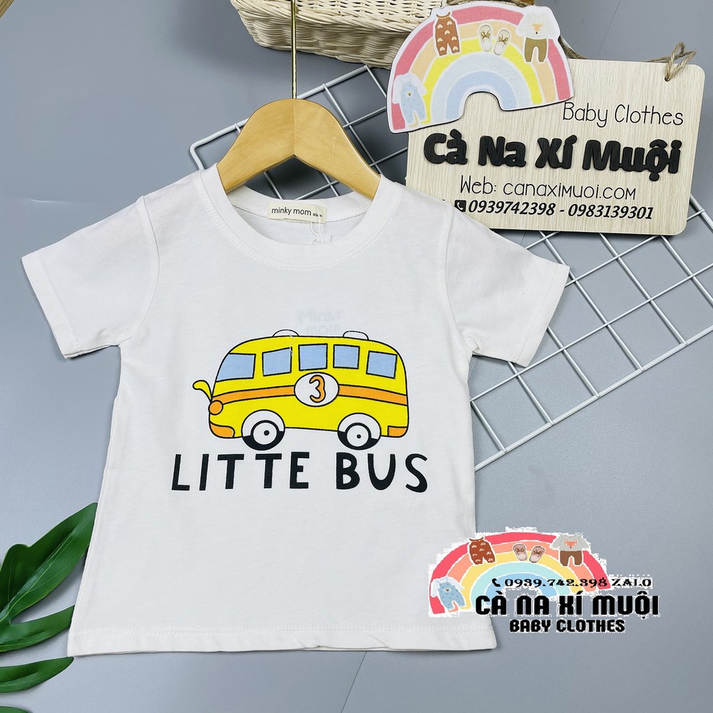 Áo Minky MomFREESHIPHàng Chuẩn Cao Cấp Ngắn Tay Họa Tiết Dể Thương Cho Bé