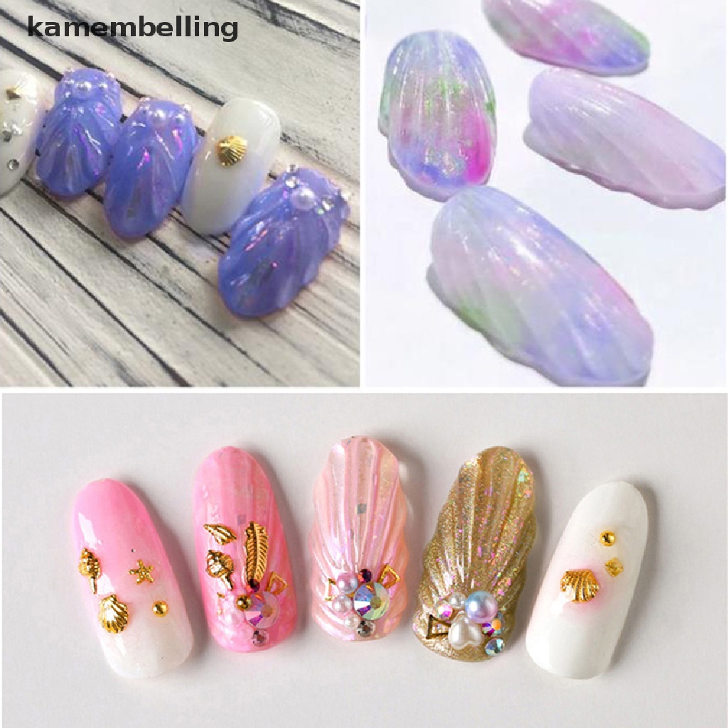 Set 240 Móng Tay Giả Hình Vỏ Sò Dùng Trưng Bày UV Gel