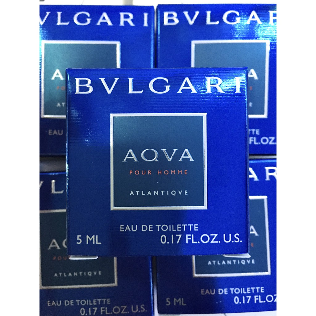 Nước Hoa mini Nam  BVLGARI AQVA POUR HOMME ATLANTIQVE 5ml - Hương thơm của biển