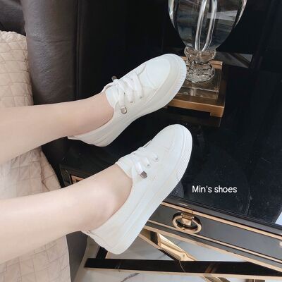 Min's Shoes - Giầy thể thao nữ slip on cổ thấp dây rút kiểu dáng hàn quốc trẻ trung TT117