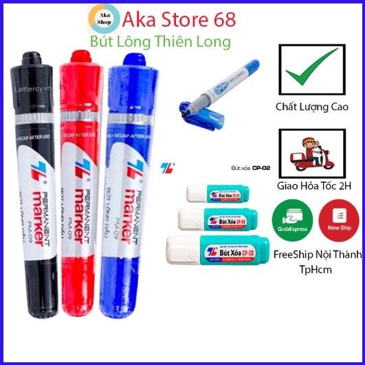 Bút Lông Thiên Long - Bút Lông Dầu - Viết Lông Dầu -Viết Lông Kim - Bút Lông Kim - Bút Xóa - Viết Xóa - Tẩy Xóa