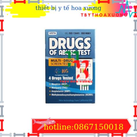 [Chính Hãng] Que Thử Ma Tuý 4 Chân DRUGS