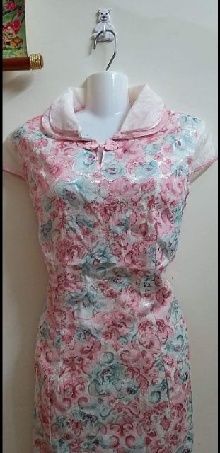 Sườn xám cách tân dáng đẹp size 76-80.