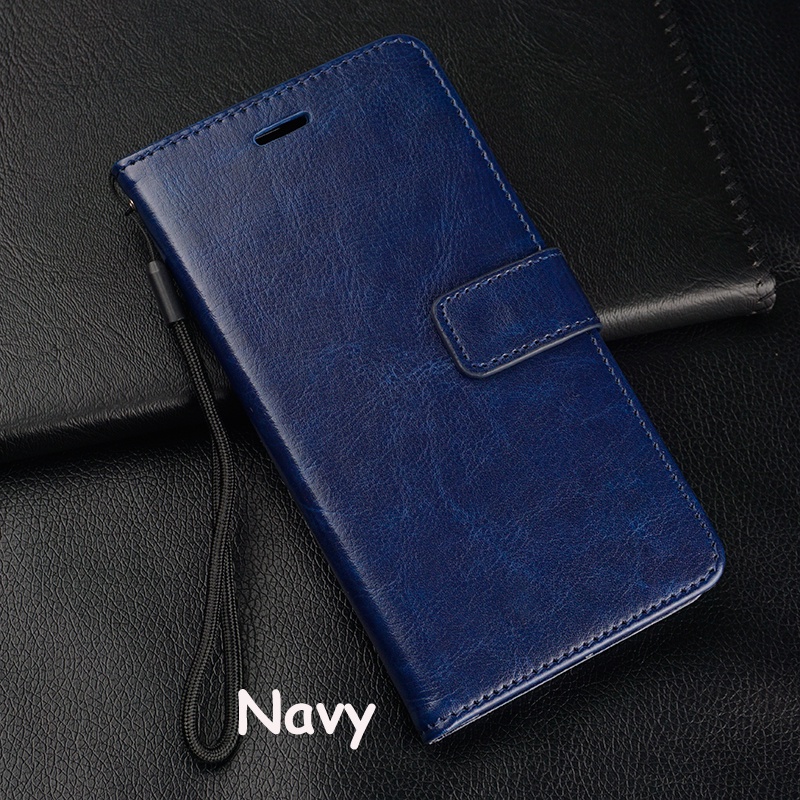 Bao Da Điện Thoại Nắp Lật Từ Tính Dạng Ví Cho Realme C15 / Realme 5 5i 6i C3 / Realme 5pro