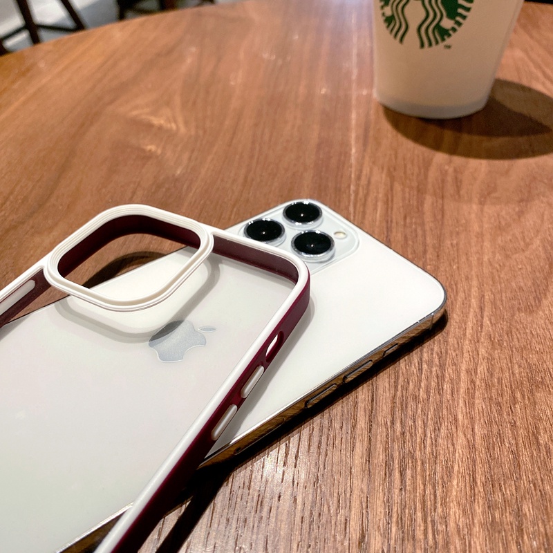 Ốp điện thoại cứng trong suốt chống sốc chống rơi dành cho iPhone 13 pro max mini 12 11 pro max | BigBuy360 - bigbuy360.vn