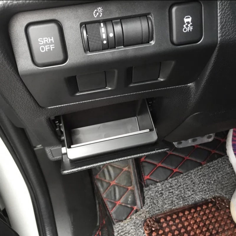 Hộp Đựng Đồ Dùng Bằng ABS Màu Đen Tương Thích Với Subaru XV DBVN