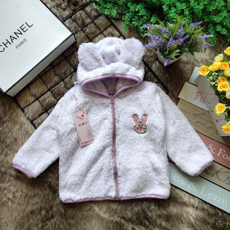 Áo khoác lông cừu có mũ Quảng châu khoá kéo xịn cho bé 8-20kg, áo lông cừu có mũ kéo khoá 2 mặt lông cho bé trai bé gái
