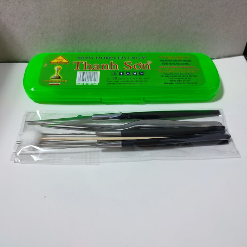 Combo 10 hộp lấy ráy tai - móc ráy tai bộ Thanh Sơn 8 món.