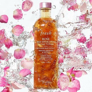 (Chính Hãng)Nước Hoa Hồng Fresh Rose Deep Hydration Facial Toner 250ml