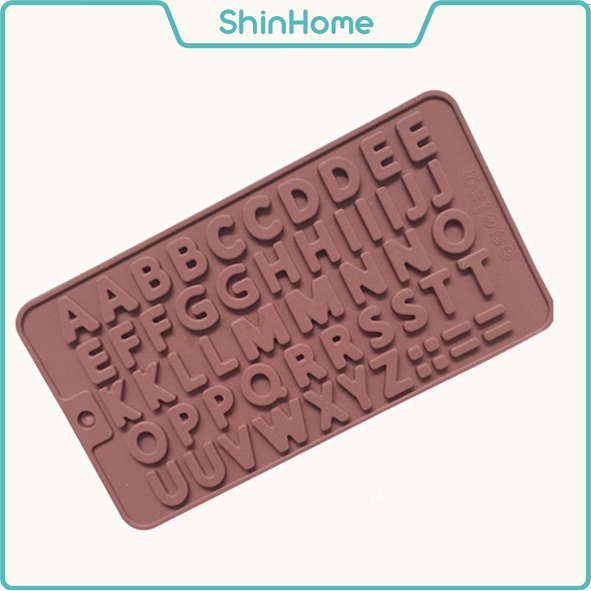 Khuôn kẹo chip chip, kẹo dẻo, khuôn silicone thạch - bảng chữ cái