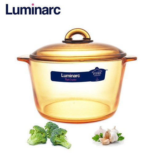 Nồi Luminarc 3l mẫu mới thân trơn đáy nhám chống trầy