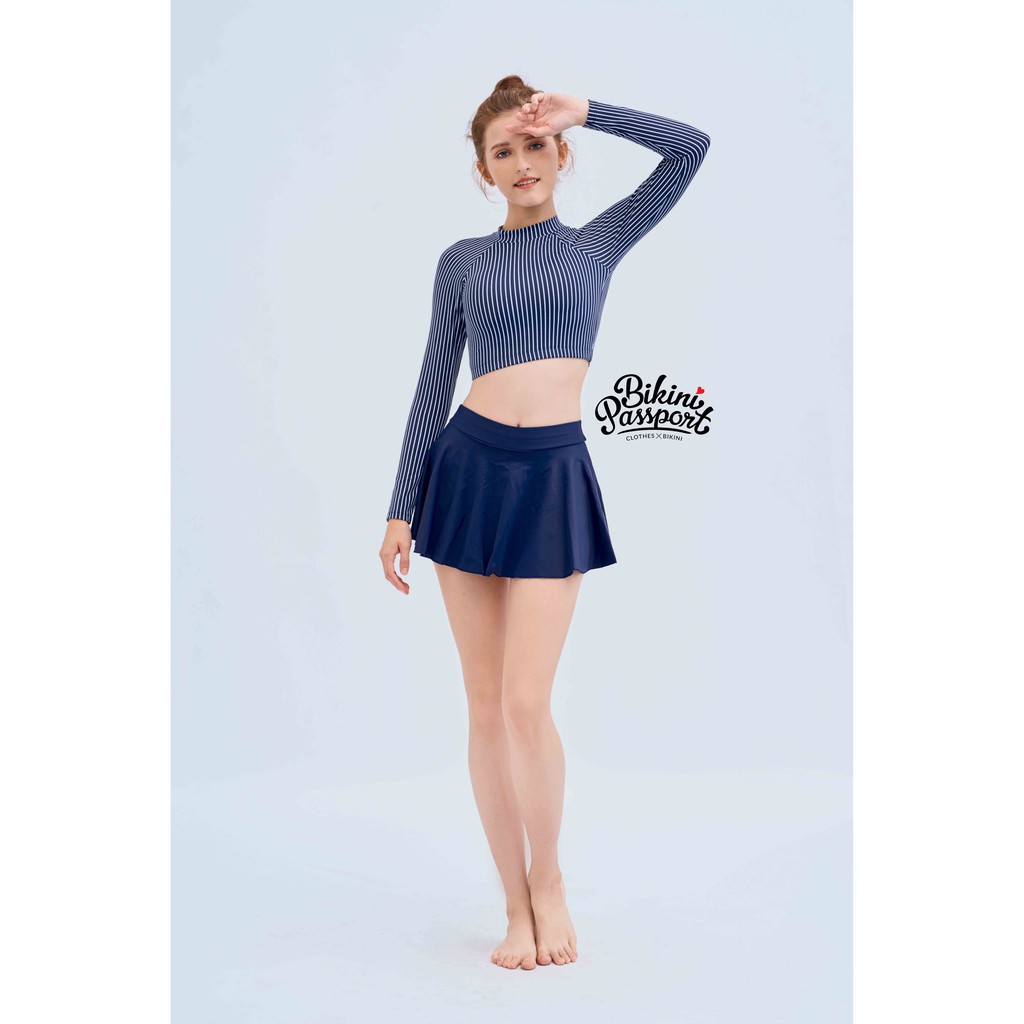 BIKINI PASSPORT - Áo lẻ tay dài Basic - Kẻ sọc - BS202_STR - Hàng nhập khẩu | BigBuy360 - bigbuy360.vn