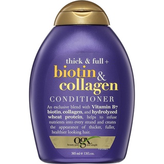 Dầu gội Biotin collagen tím - OGX Thick & full + biotin & collagen 385ml