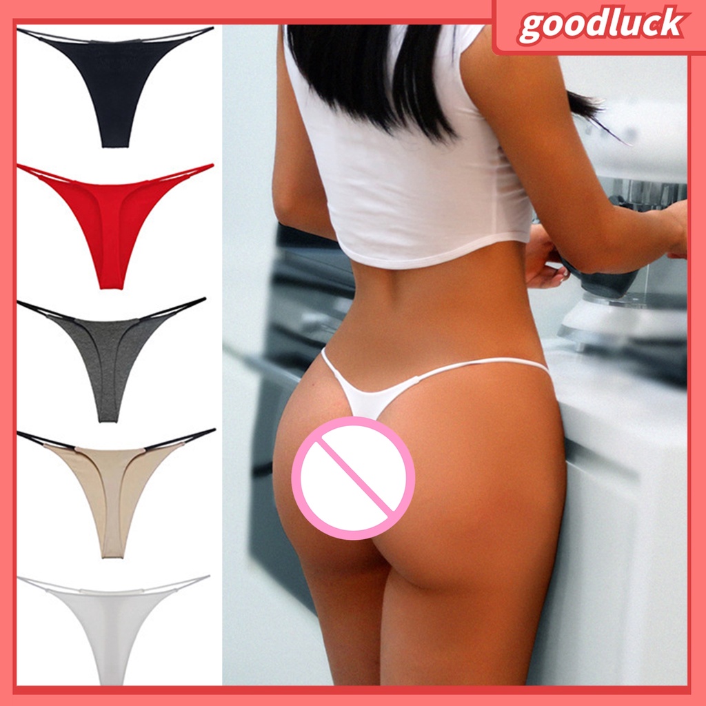 [GOLUK] Quần Lót Cotton Lưng Thấp In Họa Tiết Da Báo Màu Trơn Quyến Rũ Dưỡng Ẩm Cho Nữ