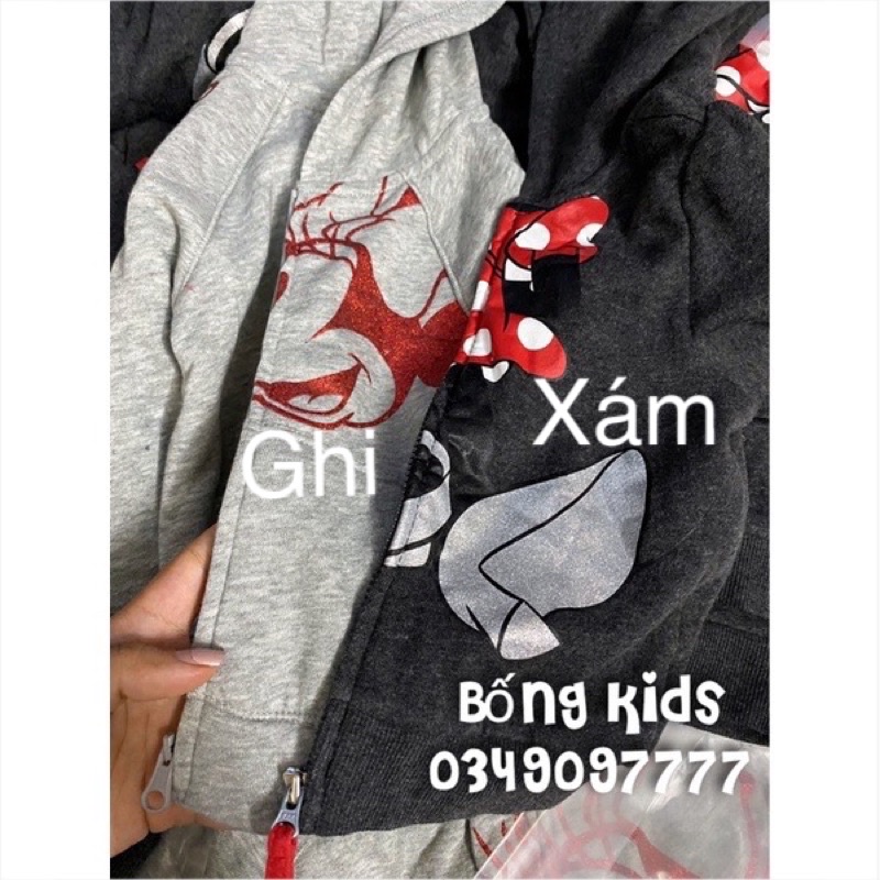 Áo Khoác Hoodie Bé Gái Minnie DN