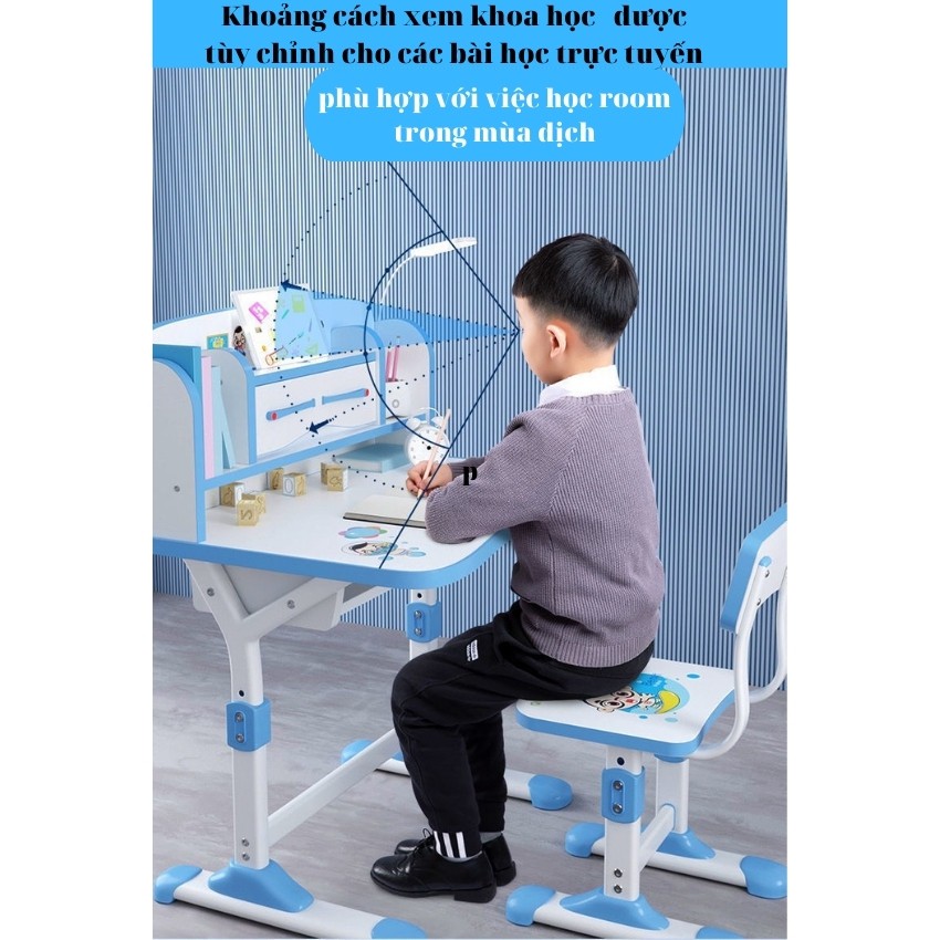 (Mẫu mới) Bàn học sinh thông minh tinomax M01 chống gù chống cận dành cho  trẻ em,tặng kèm đèn led | BigBuy360 - bigbuy360.vn