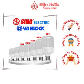 Bóng Đèn Điện Sino, Bóng Đèn Led Buld Hình Trụ, Chất Liệu Nhựa Chống Vỡ, Ánh Sáng Bảo Vệ Mắt Bảo Hành 24 Tháng 9017