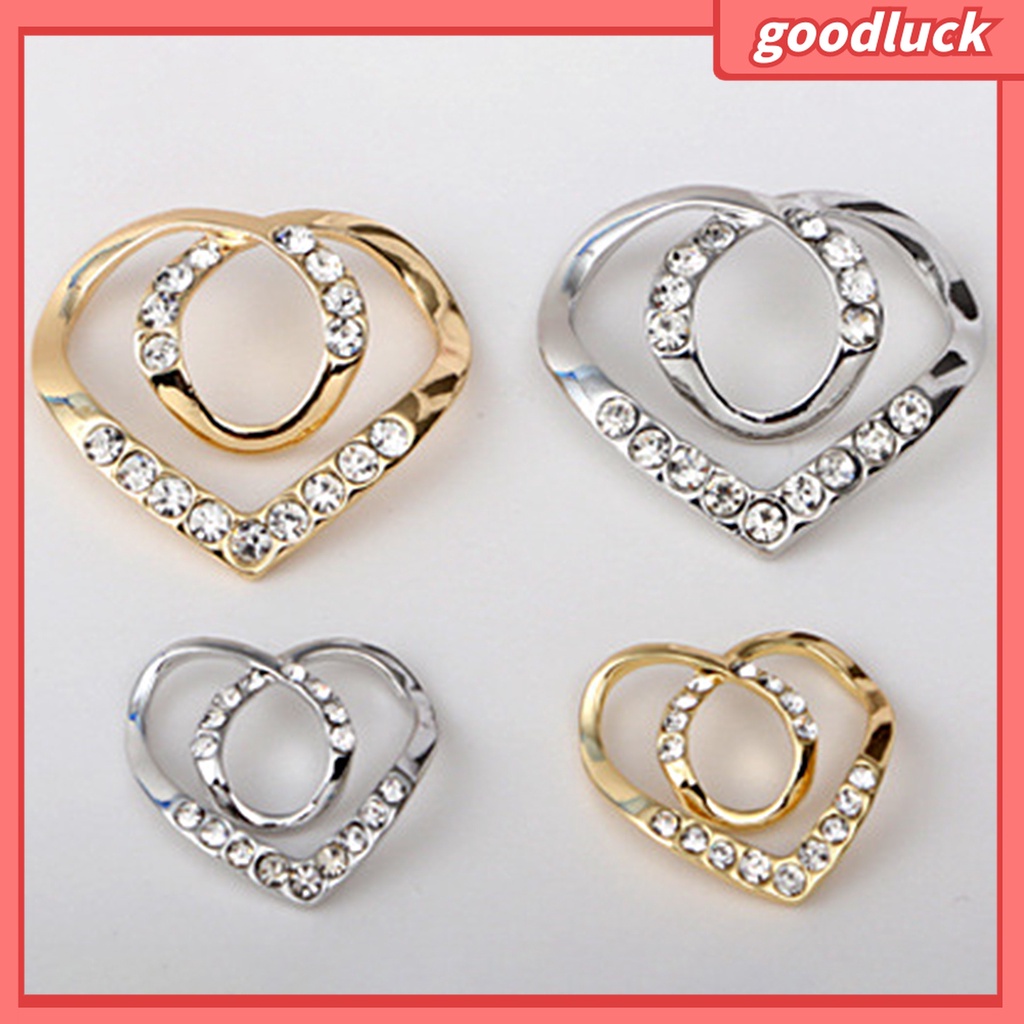 Goodluck| Kẹp Giữ Áo Khoác Cardigan Trang Trí Hình Trái Tim