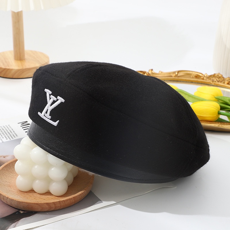 Nón beret mềm màu trơn phong cách Hàn Quốc dễ thương cho nữ