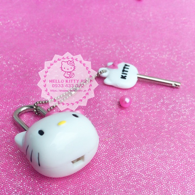 Ổ khóa 3D mini HELLO KITTY