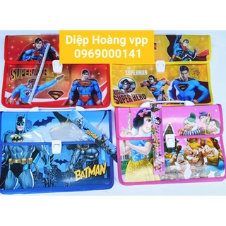 Cặp nhựa đi học thêm cho bé_Cặp sách đi học thêm 2 ngăn