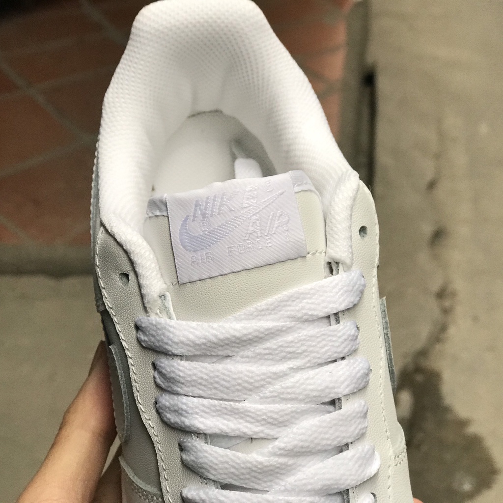 Giày thể thao AF1 Trắng nam nữ da miếng mới về, Giày air force one | BigBuy360 - bigbuy360.vn