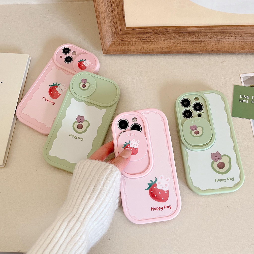 Ốp lưng silicon hình trái cây dễ thương cho IPhone 14 13 12 Pro Max 11 X XR XS Bìa mềm