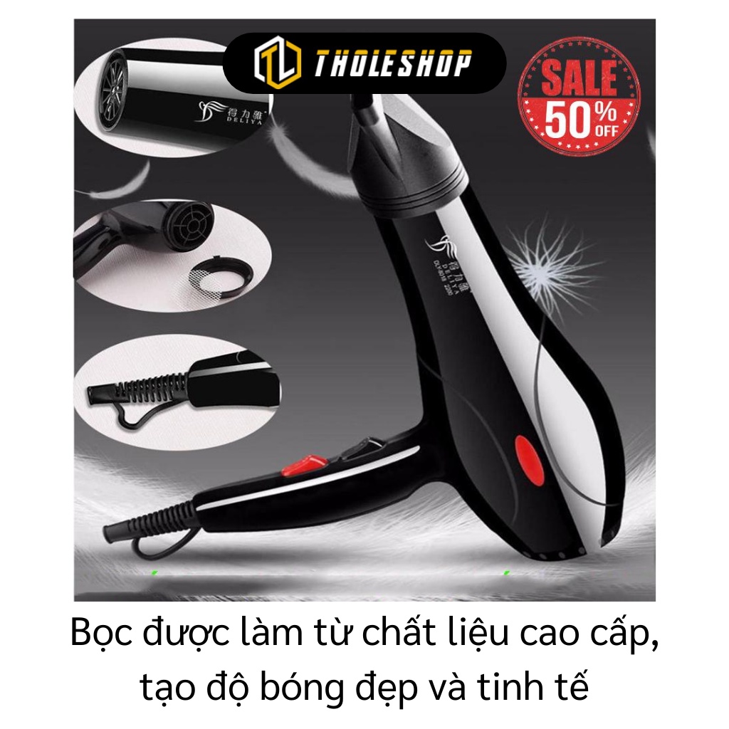 Máy Sấy Tóc - Máy Sấy Tạo Kiểu Tóc Deliya DLY-8018-2200W Kèm 5 Phụ Kiện 9356