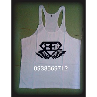 Áo ba lỗ logo chữ BE in