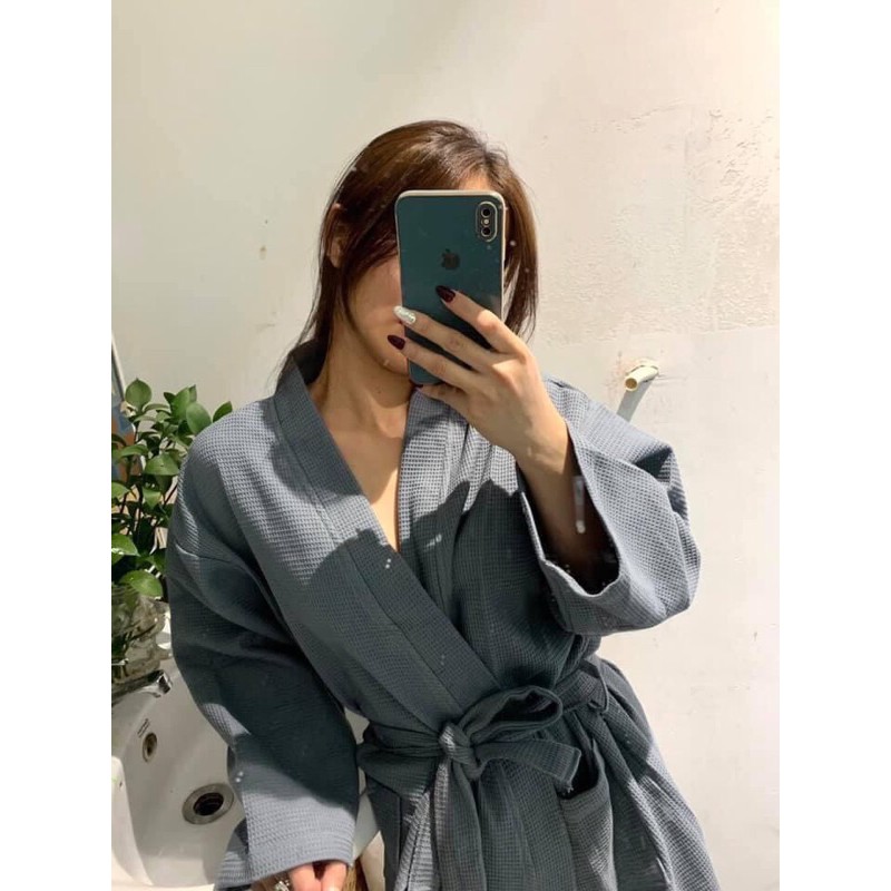 Áo choàng tổ ong cao cấp cho spa , khách sạn