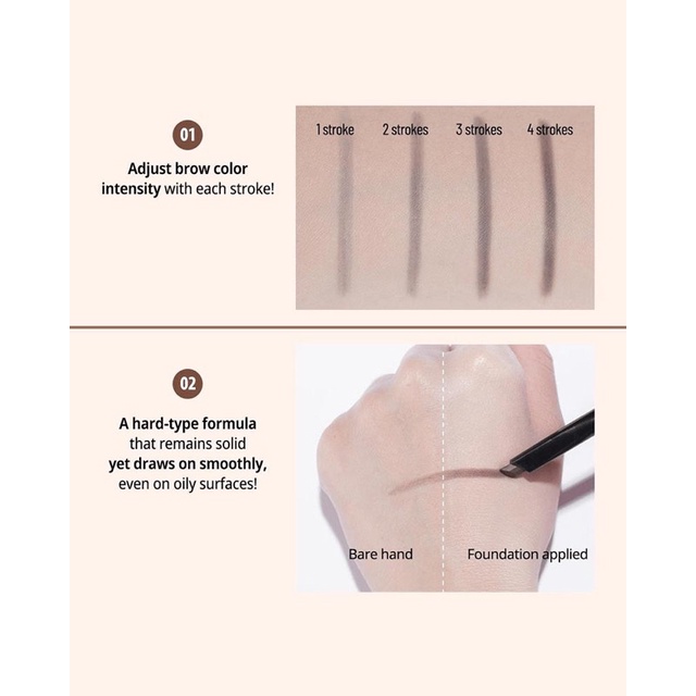 Chì kẻ mày Clio Kill Brow Auto Hard Brow Pencil